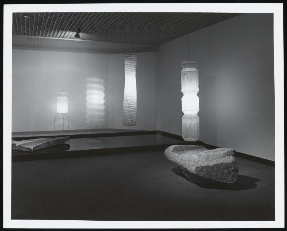 "Space of Akari & Stone," Yurakucho Art Forum (Seibu Museum of Art), February 9, 1985 – February 20, 1985.