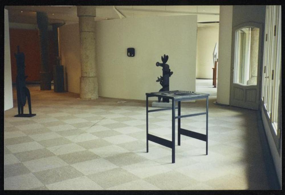 Installation view of "Noguchi," Fundacio Caixa de Catalunya 