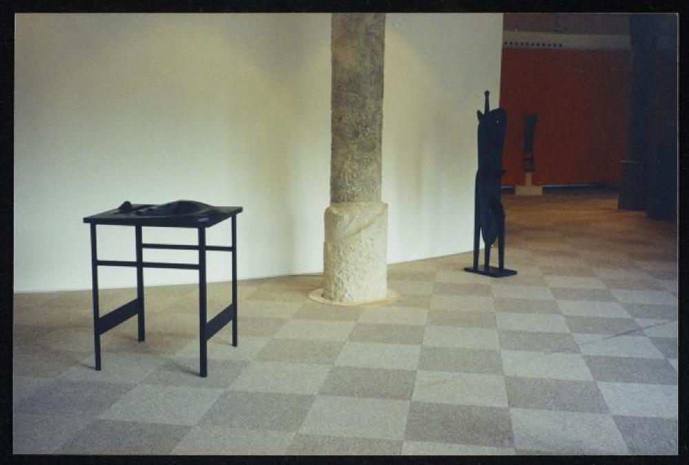 Installation view of "Noguchi," Fundacio Caixa de Catalunya 