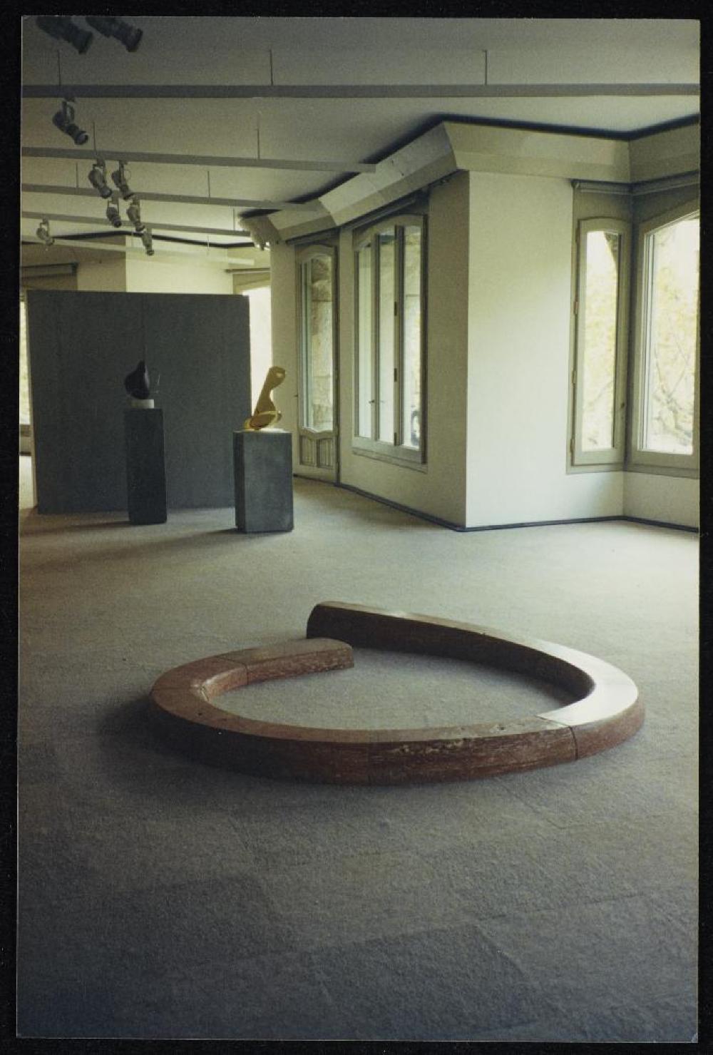 Installation view of "Noguchi," Fundacio Caixa de Catalunya 