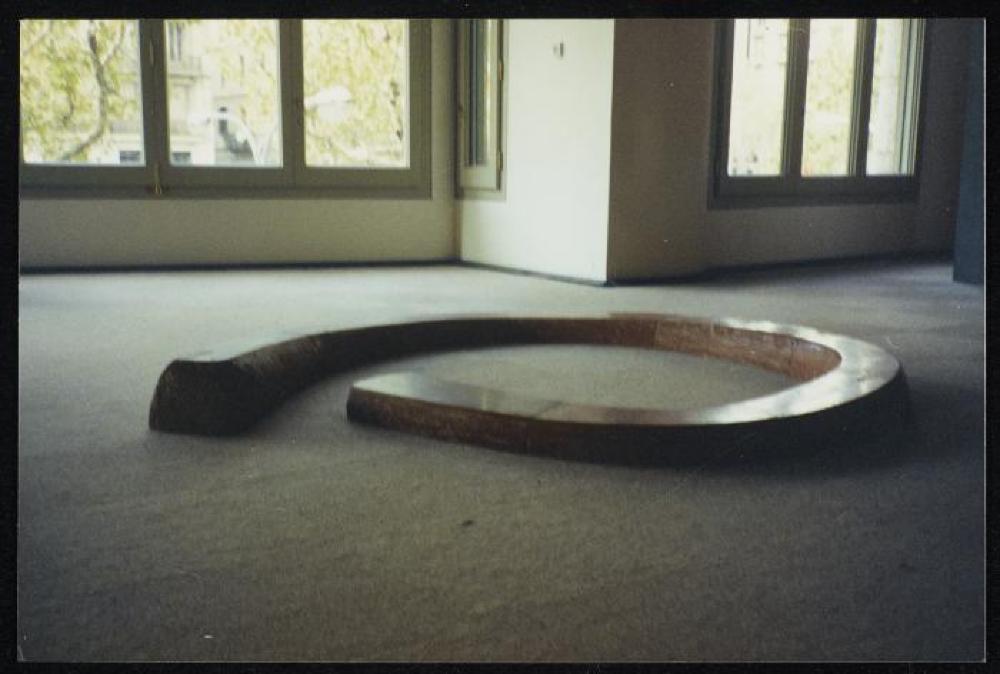 Installation view of "Noguchi," Fundacio Caixa de Catalunya 