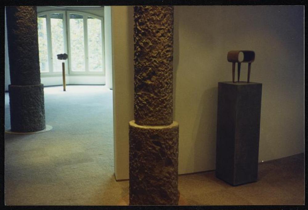 Installation view of "Noguchi," Fundacio Caixa de Catalunya 