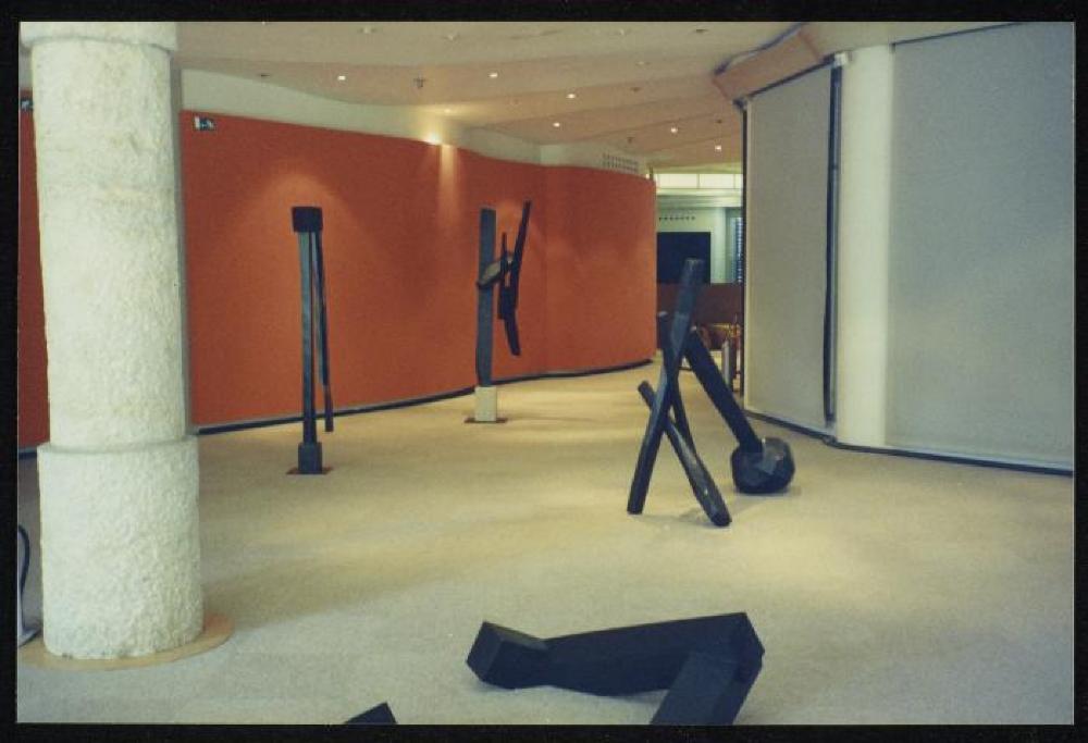 Installation view of "Noguchi," Fundacio Caixa de Catalunya 