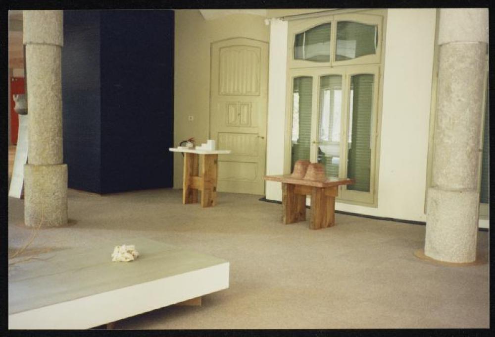 Installation view of "Noguchi," Fundacio Caixa de Catalunya 