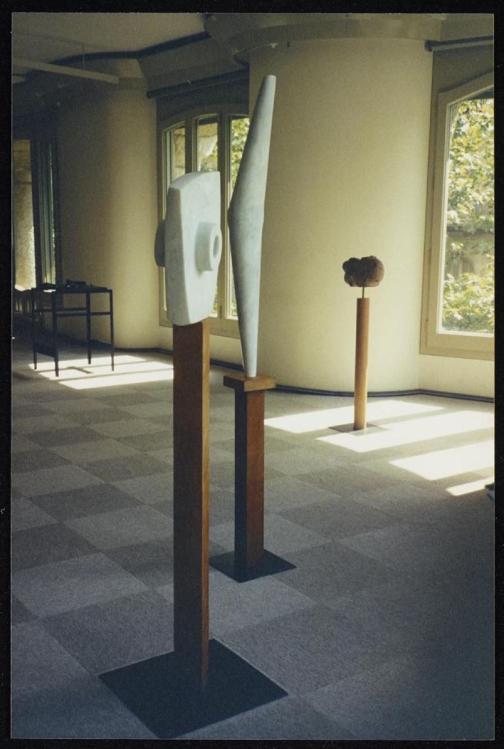 Installation view of "Noguchi," Fundacio Caixa de Catalunya 