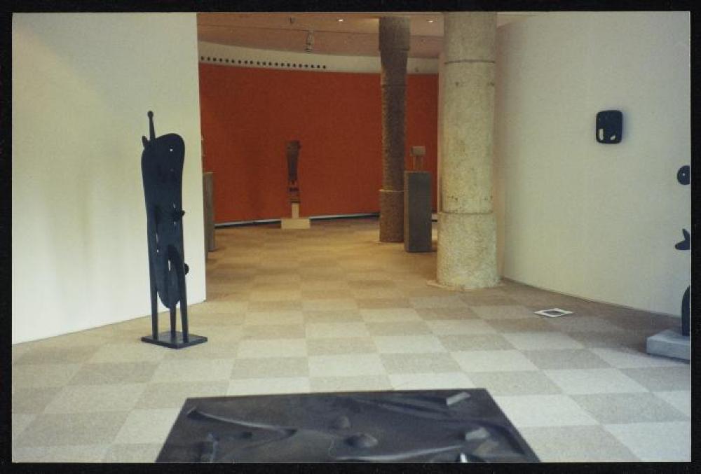 Installation view of "Noguchi," Fundacio Caixa de Catalunya 