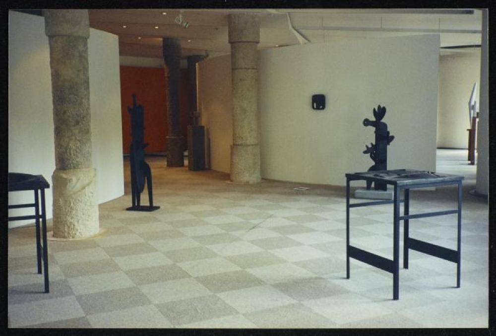 Installation view of "Noguchi," Fundacio Caixa de Catalunya