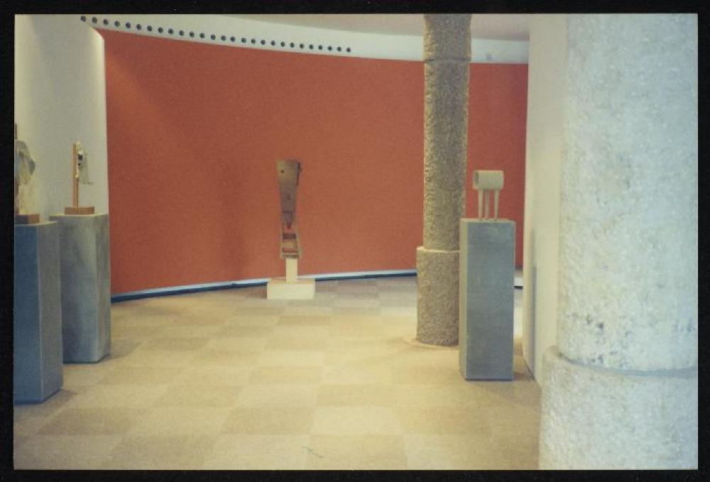 Installation view of "Noguchi," Fundacio Caixa de Catalunya 