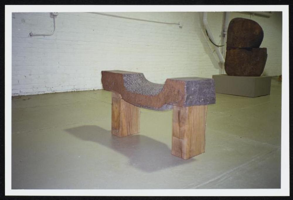 Exhibition image for "Relocated," The Noguchi Museum, April 10, 2001 - October 31, 2001.