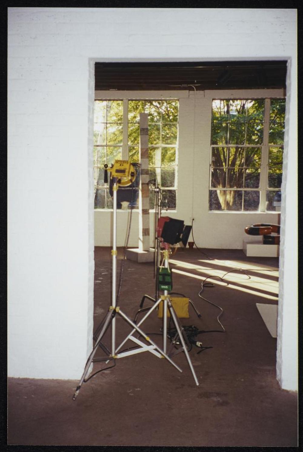 Exhibition image for "Relocated," The Noguchi Museum, April 10, 2001 - October 31, 2001.