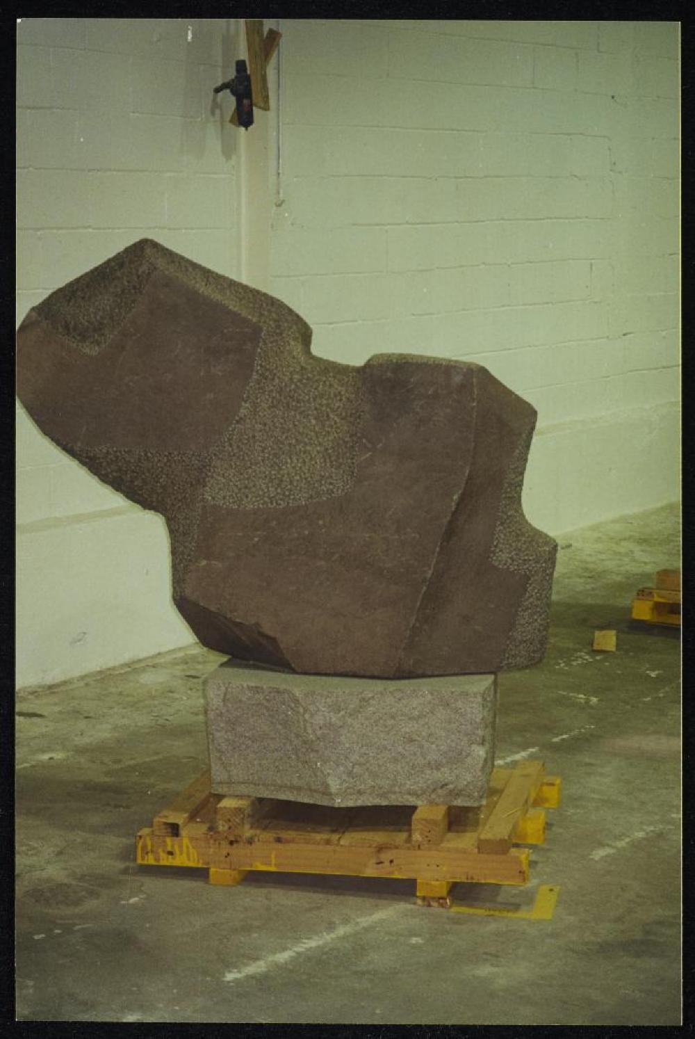 Exhibition image for "Relocated," The Noguchi Museum, April 10, 2001 - October 31, 2001.