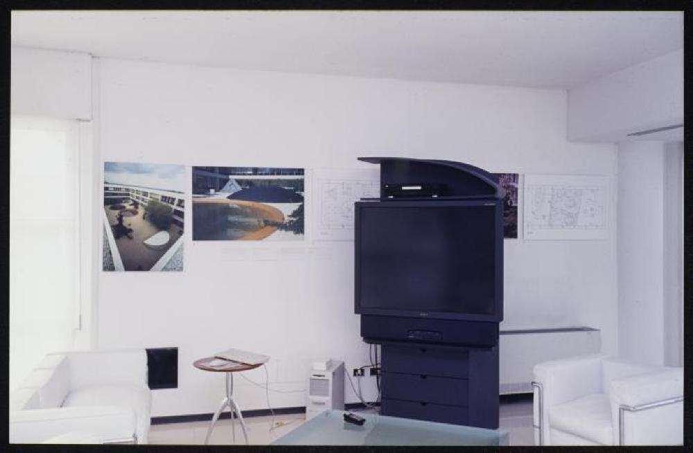 Installation view of "Isamu Noguchi: A Study in Space," Italdesign, Giugiaro Museum