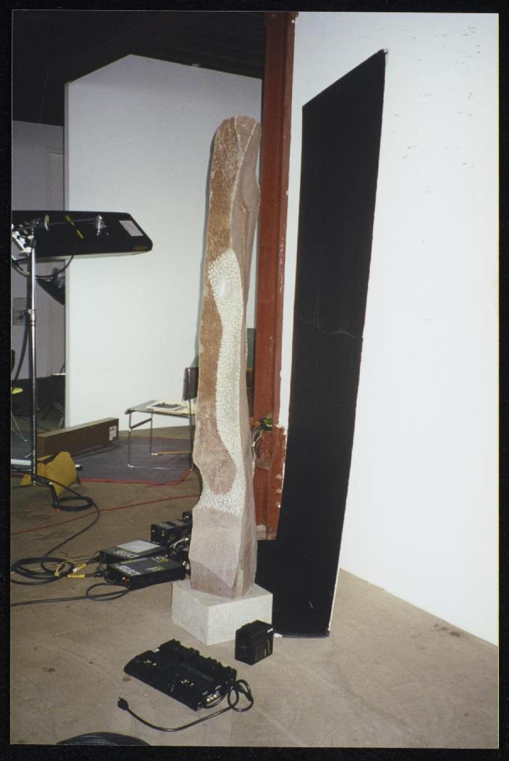 Exhibition image for "Relocated," The Noguchi Museum, April 10, 2001 - October 31, 2001.