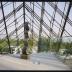 Installation view of Isamu Noguchi Exhibition in the Glass Pyramid, Moerenuma Park, Glass Pyramid Atrium, July 22, 2003 - August 31, 2003.