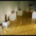 Installation view of Isamu Noguchi Exhibition in the Glass Pyramid, Moerenuma Park, Glass Pyramid Atrium, July 22, 2003 - August 31, 2003.