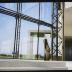 Installation view of Isamu Noguchi Exhibition in the Glass Pyramid, Moerenuma Park, Glass Pyramid Atrium, July 22, 2003 - August 31, 2003.